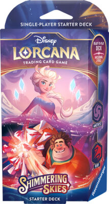 Disney Lorcana Shimering Skies Starter Deck Amethyst / Ruby