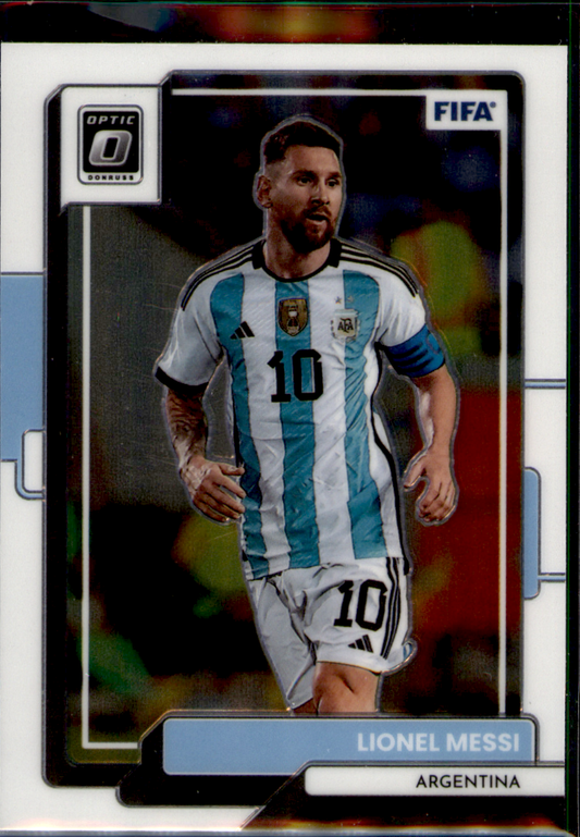 2022-23 donruss soccer Messi Optic 10