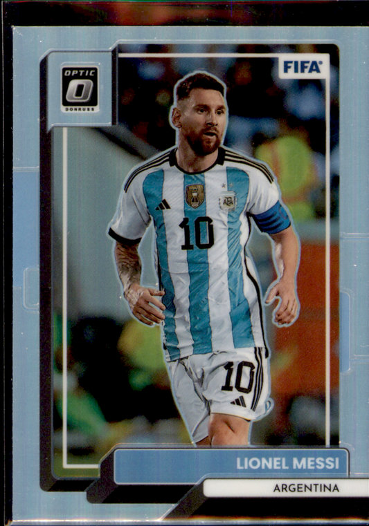 2022-23 donruss soccer Messi Optic Silver 10