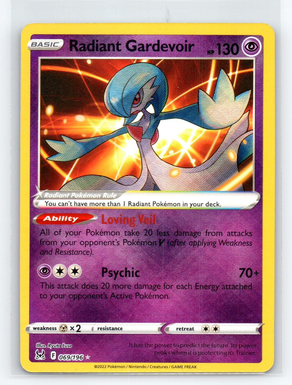 SWSH11: Lost Origin #069/196 Radiant Gardevoir